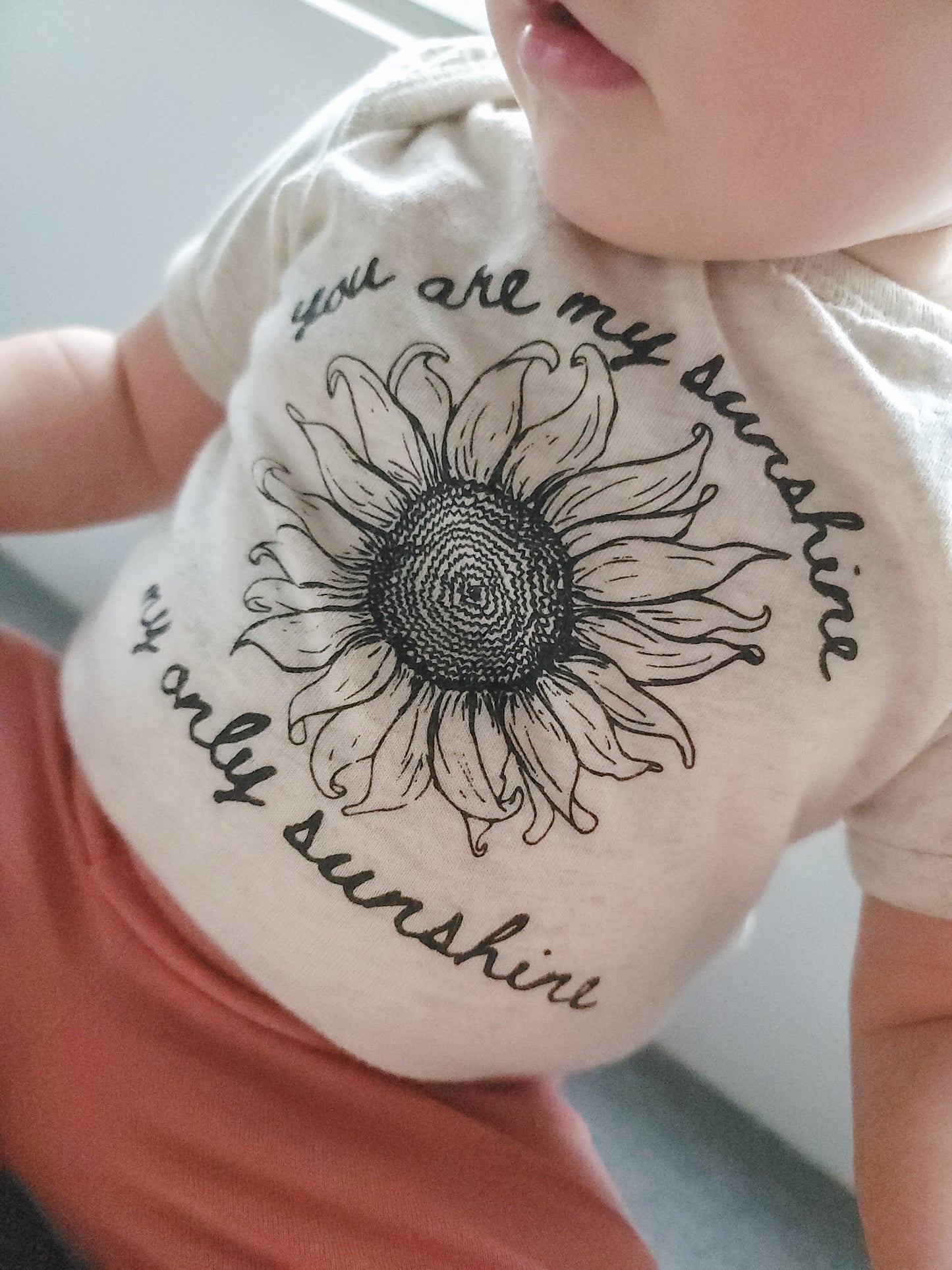 Toddler You Are My Sunshine Tee – Neutral Graphic T-Shirt for Kids