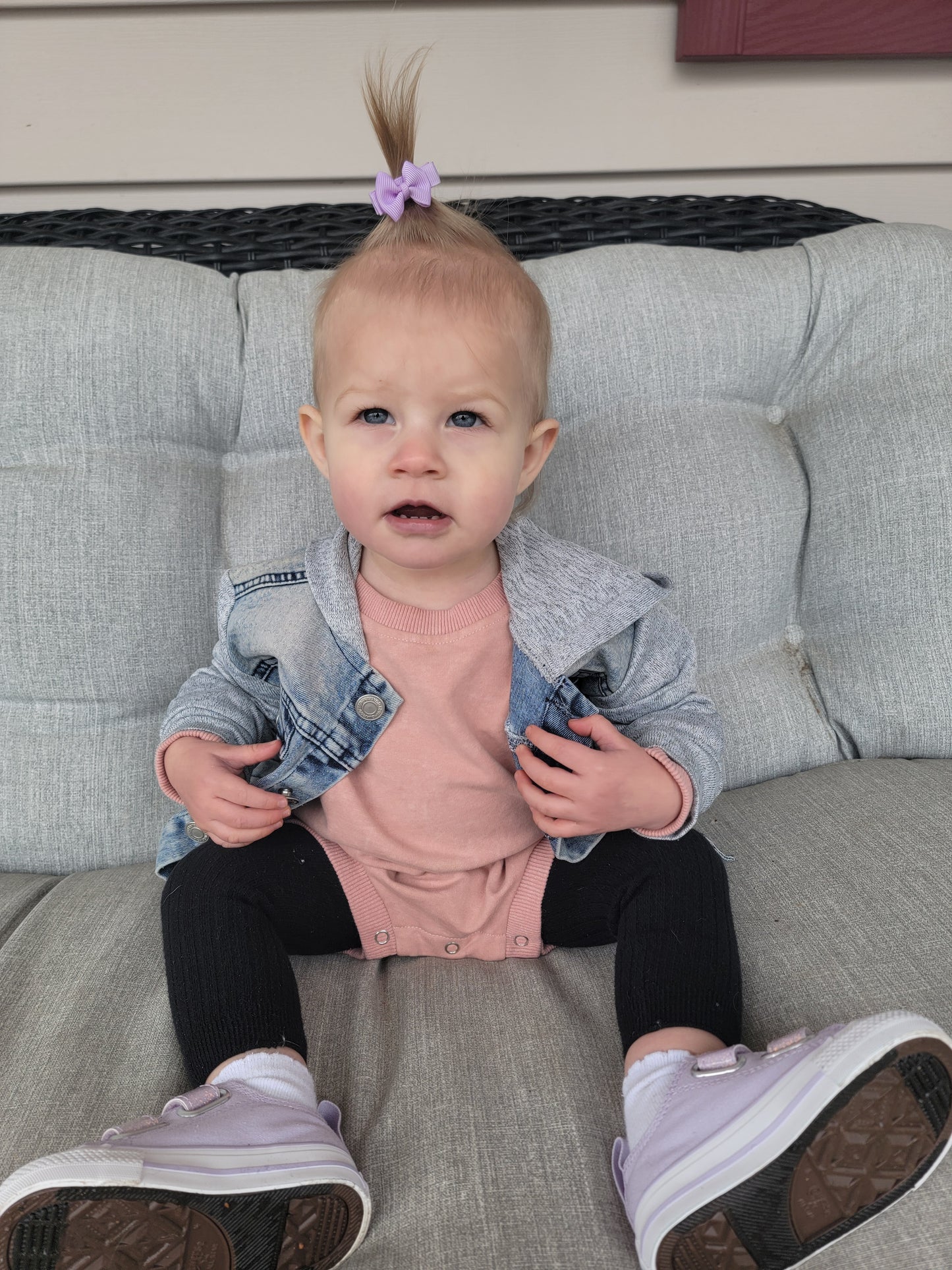 Acid Wash Bubble Romper – Soft French Terry Baby & Toddler Outfit