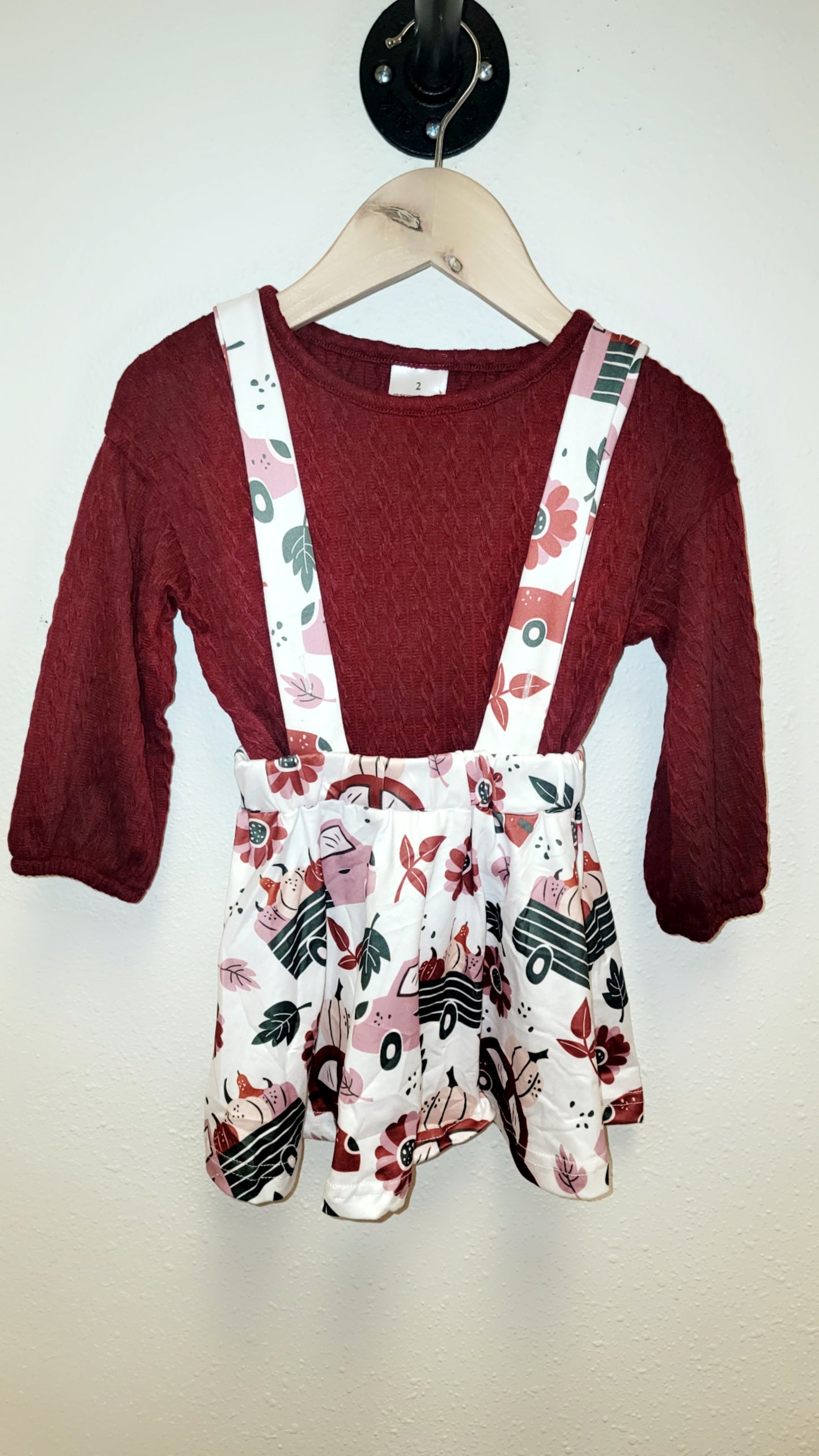 Scarlet Pumpkin Skirt Set