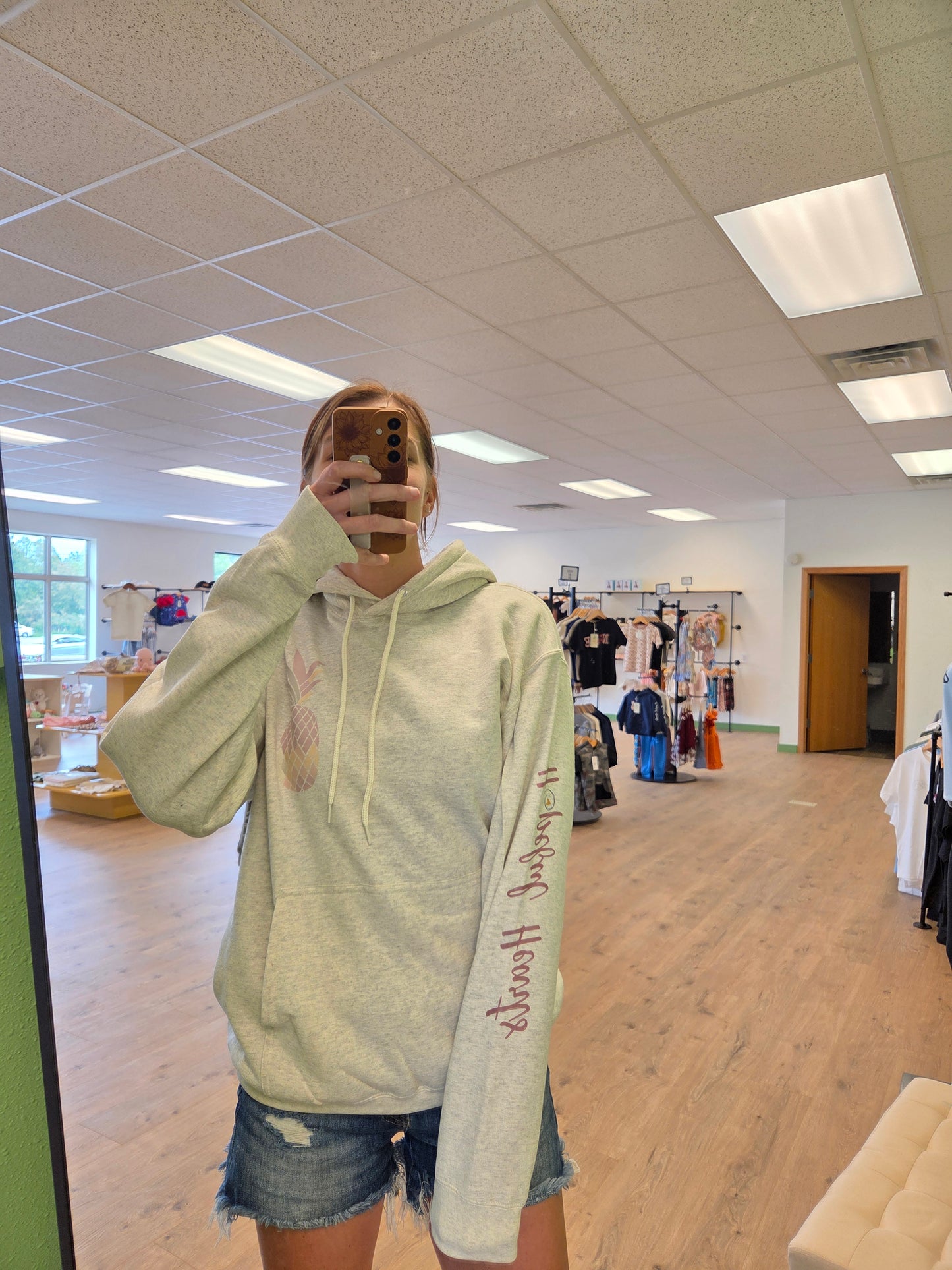 Hopeful Hearts Hoodie Oatmeal