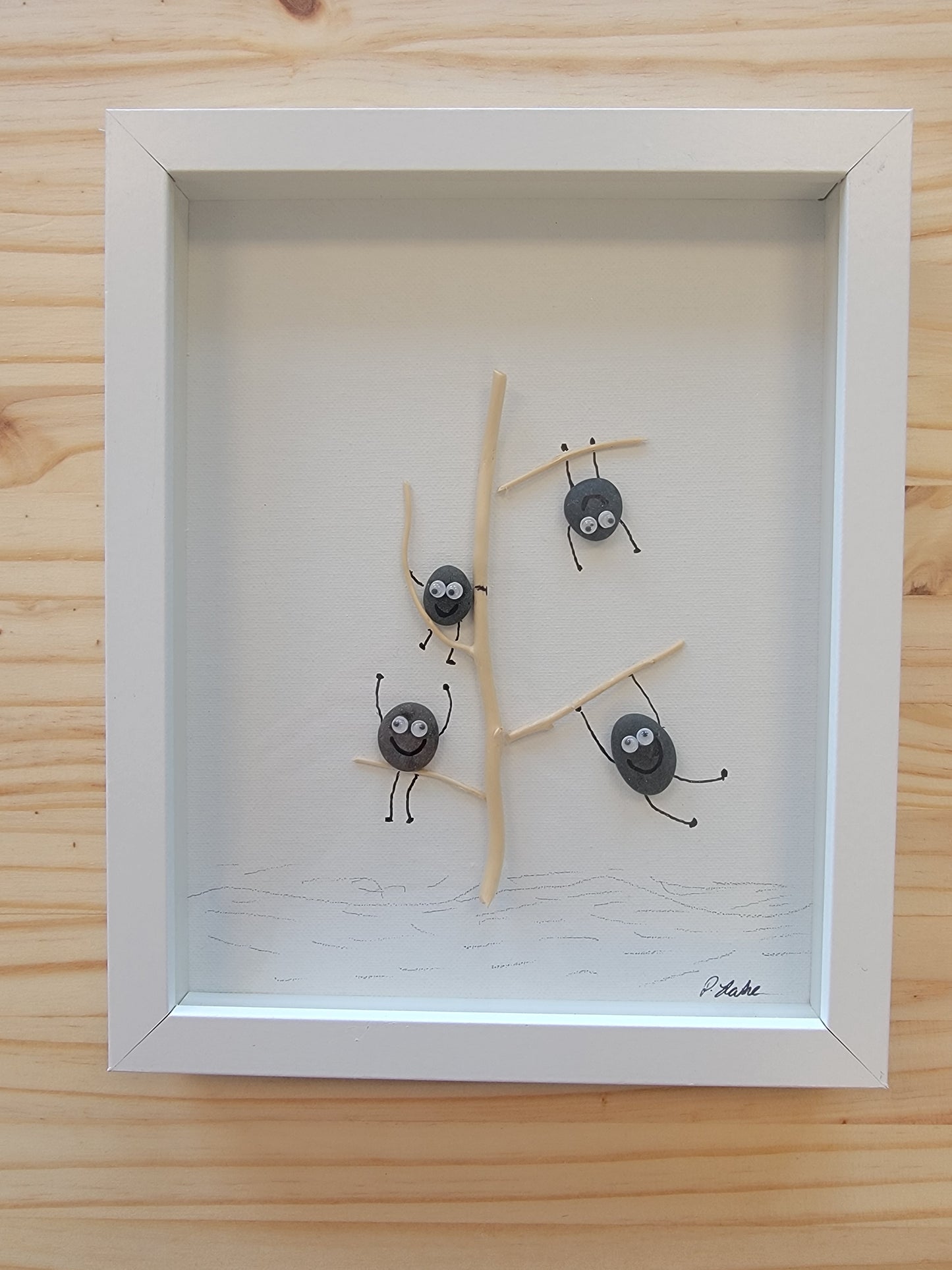 Handmade personalized gifts and home essentials by Made By Penny happy rocks