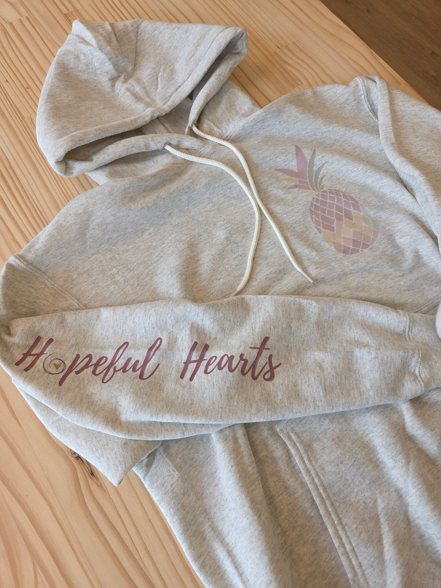 Hopeful Hearts Hoodie Oatmeal