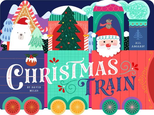 Christmas Train Board Book – Interactive Counting & Seek-and-Find Holiday Fun