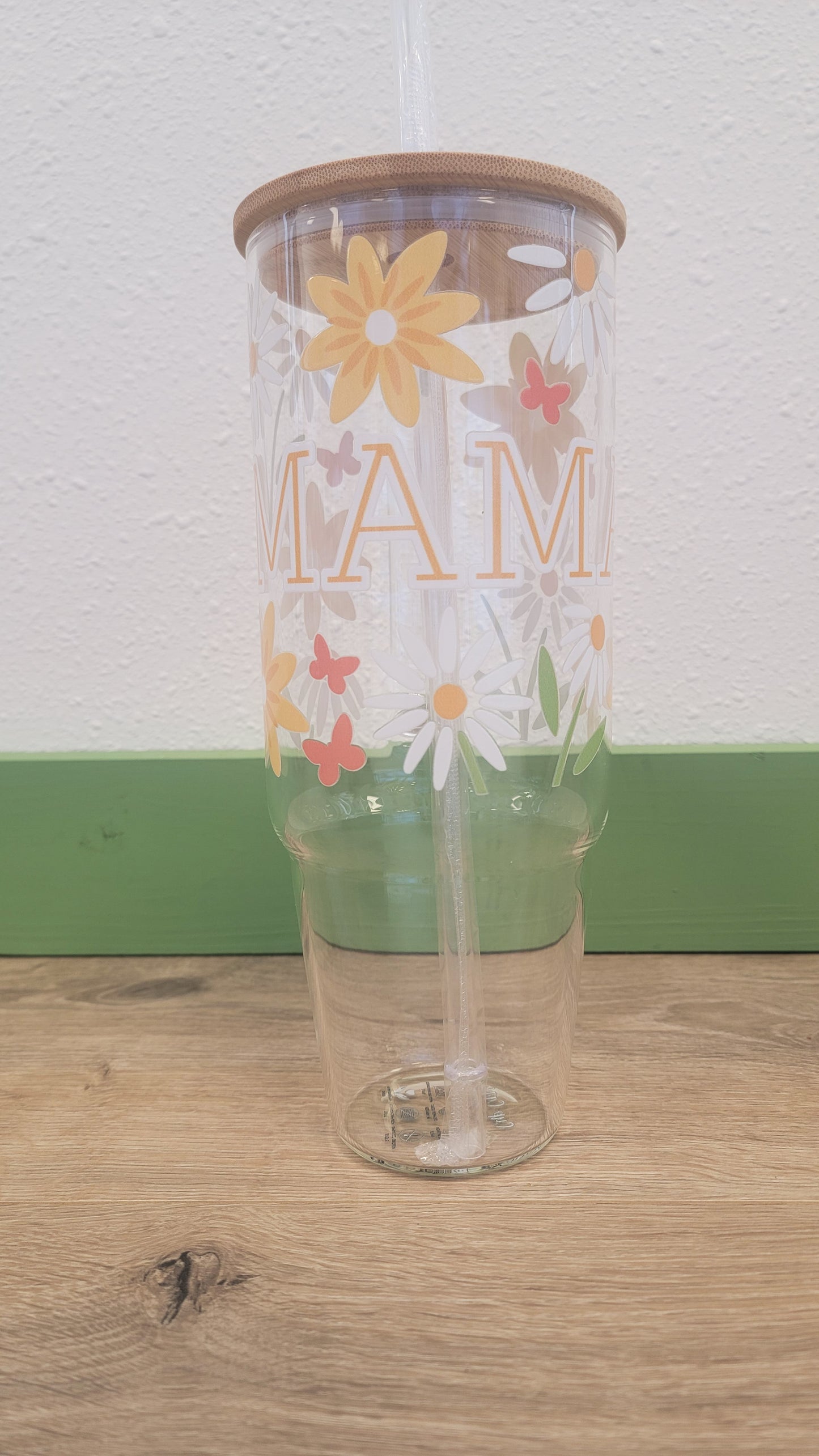 Mama 40 oz Glass Tumbler