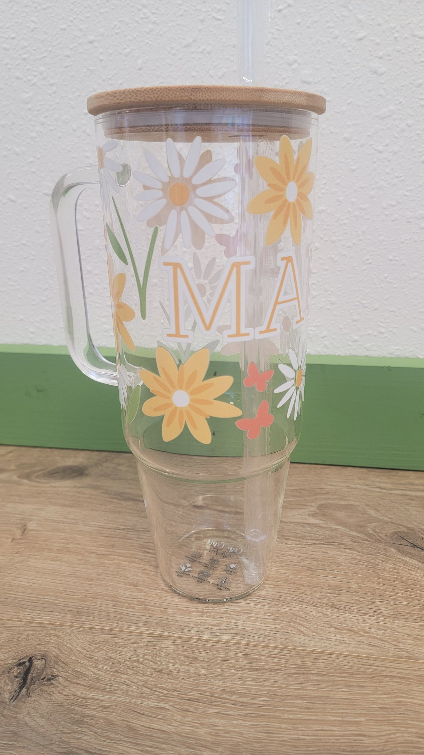 Mama 40 oz Glass Tumbler