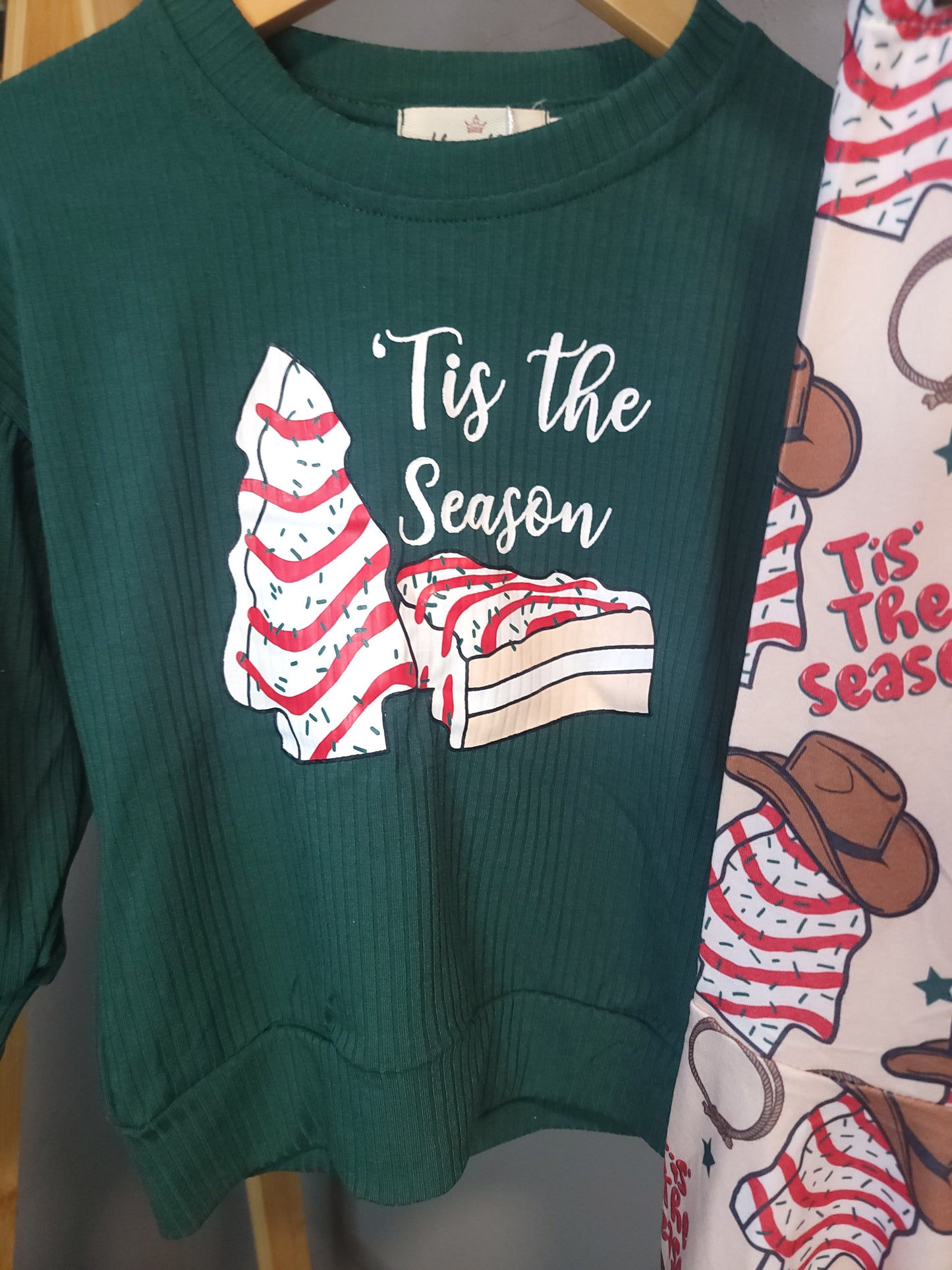 'Tis the Season Bell Bottoms Outfit | Girls Holiday Christmas Outfit