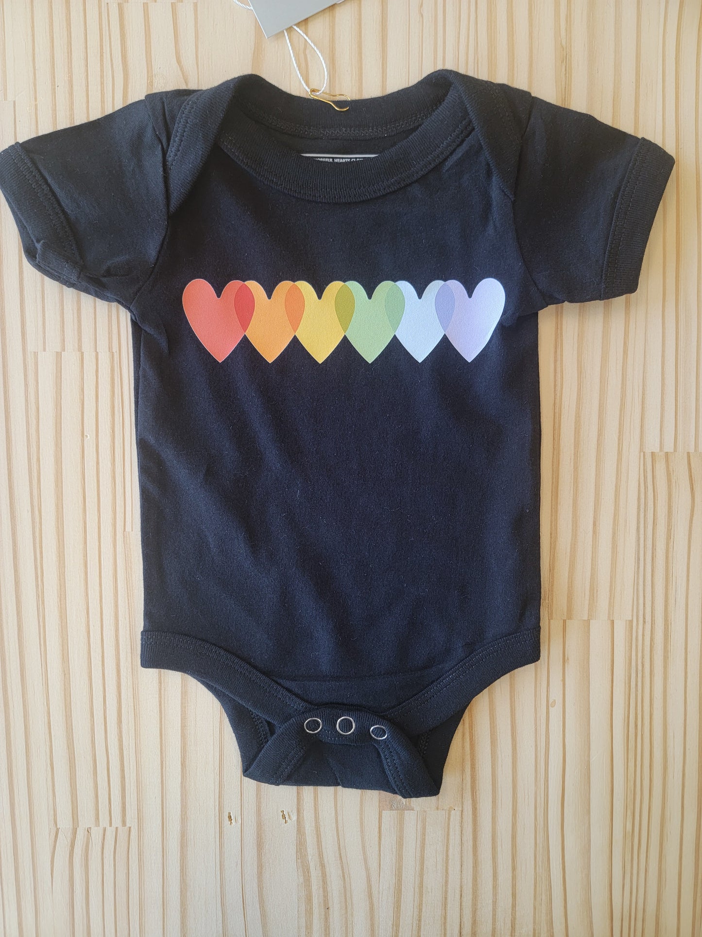 Rainbow Hearts Onesie