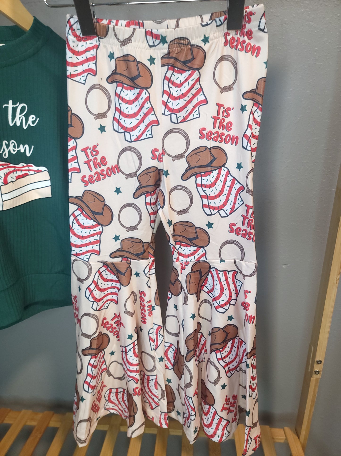 'Tis the Season Bell Bottoms Outfit | Girls Holiday Christmas Outfit