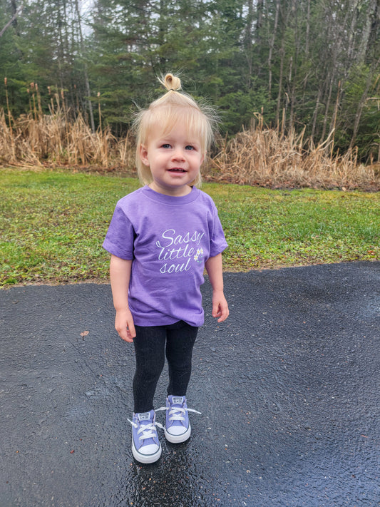 Sassy Little Soul Tee for Infants & Toddlers – Attitude & Cuteness, Soft Cotton Blend
