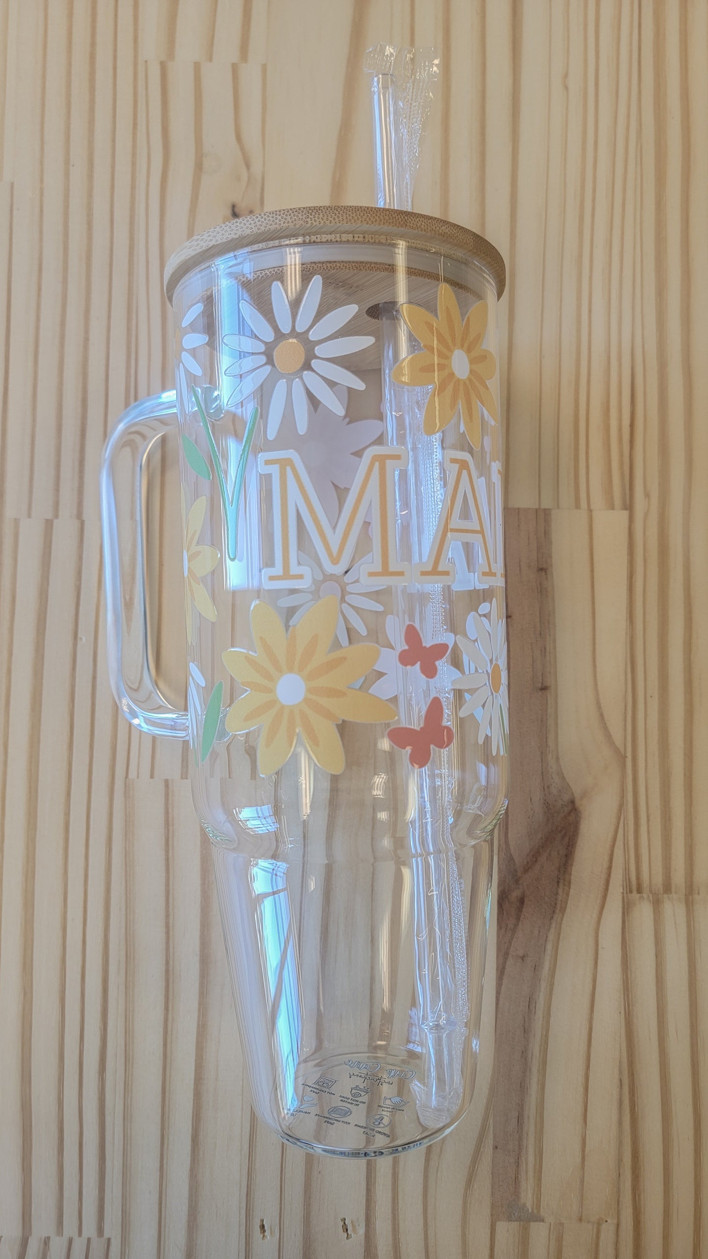 Mama 40 oz Glass Tumbler